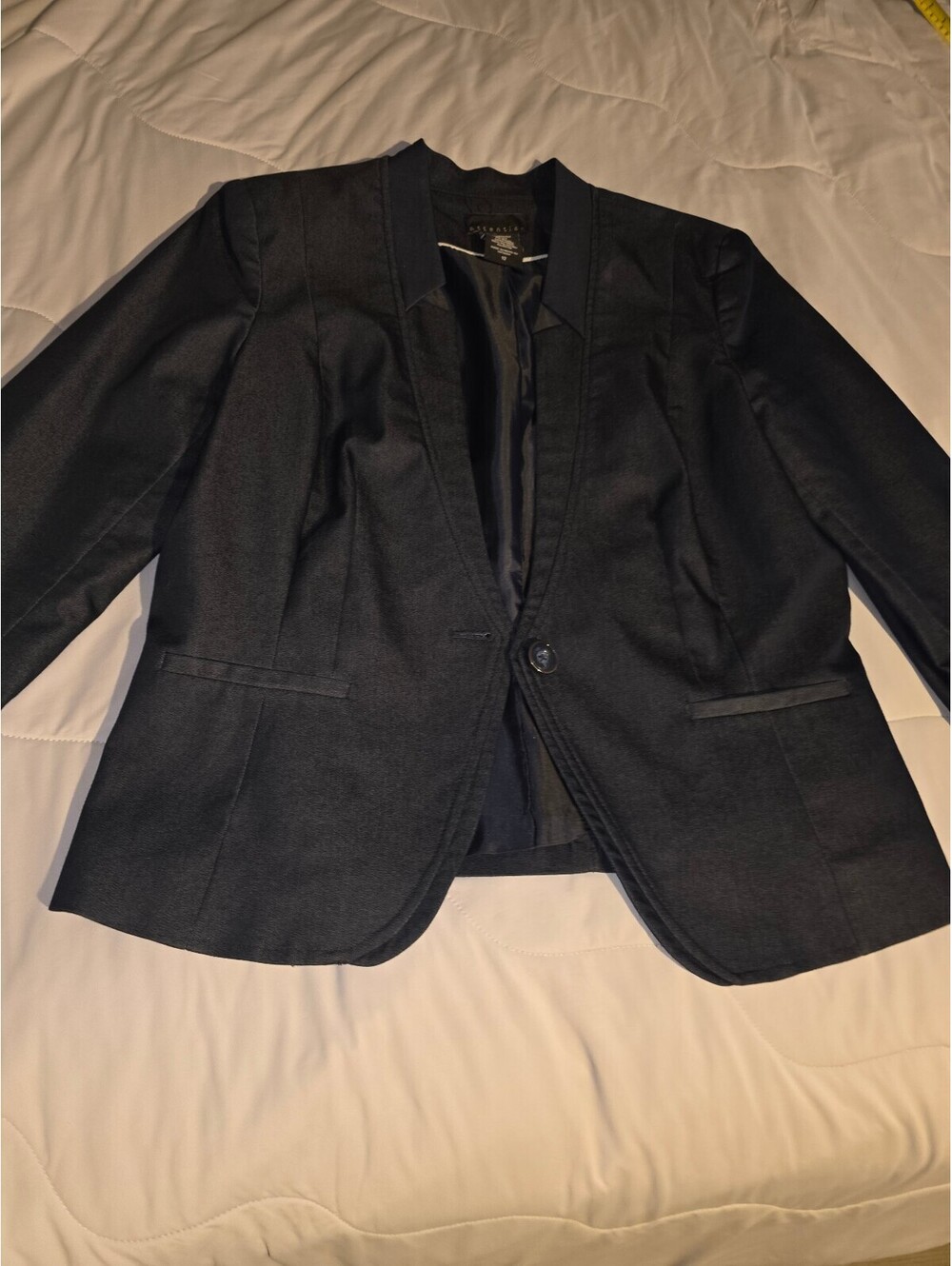 Attention Women’s Business Casual Blazer Size 12 Dark Navy